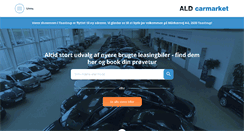 Desktop Screenshot of aldcarmarket.dk