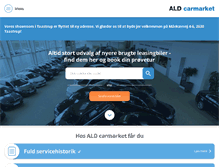 Tablet Screenshot of aldcarmarket.dk